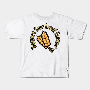 Support Your Local Farmer Kids T-Shirt